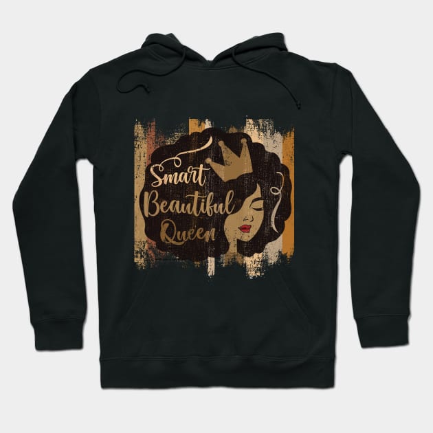 smart beautifu queen Hoodie by Mstudio